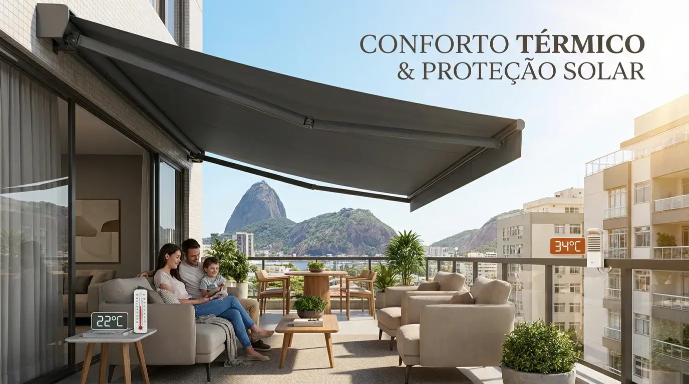 Por que o toldo capota retrátil é ideal para varandas e fachadas em Botafogo Por que o toldo capota retrátil é ideal para varandas e fachadas em Botafogo