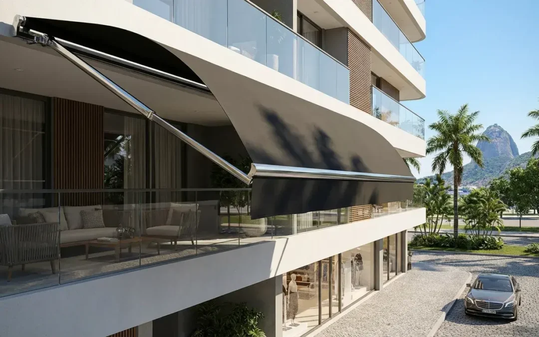 Toldo capota retrátil em Botafogo: valorização de imóveis residenciais e comerciais