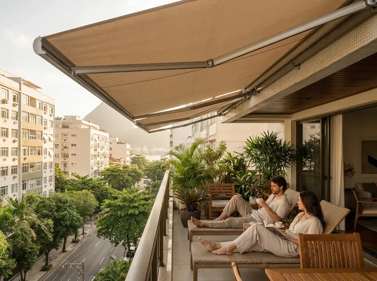 Como o toldo capota retrátil melhora o uso de áreas externas no Flamengo